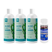 shampoo Algas sin sal – Vena 500g 3 Unid|Minoxidil Líquido 60ml Kirkland