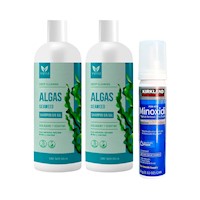 2 shampoo Algas sin sal – Vena 500g|Minoxidil Espuma Kirkland 60ml