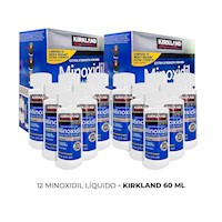 12 Minoxidil Líquido - Kirkland 60ml