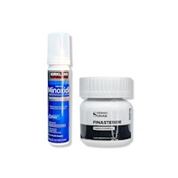 Minoxidil Espuma Kirkland + Finasteride 1mg x 60 Cápsulas