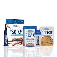 ISO-XP Vainilla + BCAA Icy Blue Razz + Shaker + Barra de Proteína