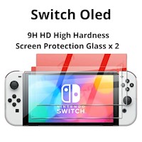 Protector de Pantalla Mica de Vidrio Templado Para Nintendo Switch Oled Anti Rayaduras X2 Unidades