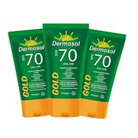 3 Protector Solar Gold 70 Spf- Dermosol
