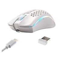 Mouse Gamer Redragon STORM PRO M808-KS Wireless WHITE