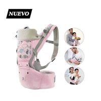 Canguro Para Bebé Ergonómico Ballena 3 en 1 Rosado