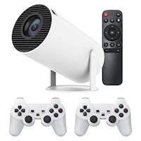 Proyector Multimedia 4K Android 11 WiFi 2 Mandos 10000 Juegos H300MAX