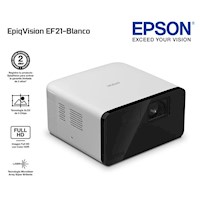 Proyector Láser Portátil Smart Epson Epiqvision Ef21 - Blanco Diamante - V11Hb35020