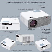 PROYECTOR FULL HD WIFI SD500