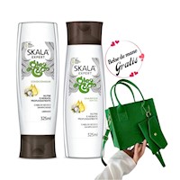 Shampoo-Acondicionador Óleo De Coco Skala + Cartera De Mano Regalo