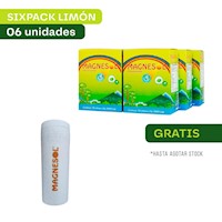 SIXPACK: MAGNESOL EFERVESCENTE LIMÓN x 33 sobres