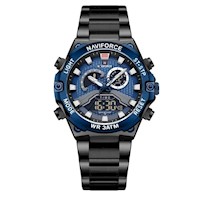 Reloj Naviforce Hombre Acero Negro NAV-91