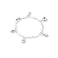 Pulsera Kitty Niña Plata 925