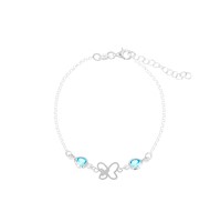 Pulsera Flor Plata 925