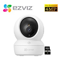 Cámara Wifi Inalámbrica H6C PRO 4Mp Ezviz Giratoria 360° + Micro sd 256Gb