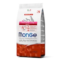 Comida Perros Adultos Extra Small Monge Cordero Arroz 2.5kg