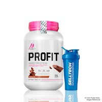 Proteína Mslava Fit Profit 2.4lb Chocolate + Shaker