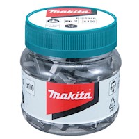 Puntera pz2 x 25mm.- set 100 pcs (mini contenedor) B-24882 Makita