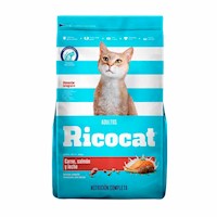Comida para Gato Ricocat para Adulto de Carne y Salmón 9kg