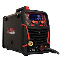 Soldadora Inverter 4En1 Mig- Mma-Tig Lift-200Amp Bull Welder