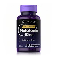 Melatonina 10 mg (300 Softgels) - Carlyle