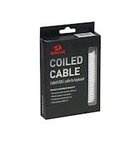 Cable Para Teclado Redragon Coiled A115W White