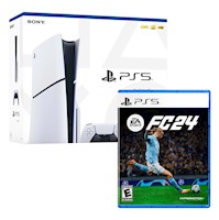 Consola Playstation 5 Slim Con Lector De Discos + Ea Sports Fc 24