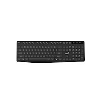 Teclado Genius Wireless KB-7200 Ai Copilot Multimedia USB Sp Black