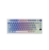 Teclado Gamer Royal Kludge RK M75 Inalámbrico SP Ocean Blue Switch Silver
