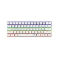 Teclado Gamer T-Dagger Arena Lite Rainbow Español Red Switch Blanco