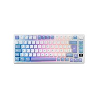 Teclado Gamer Royal Kludge RK M75 Inalámbrico Taro Milk K Silver Switch