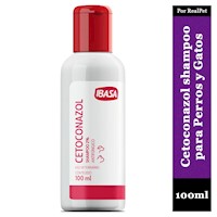 Shampoo Cetoconazol Antimicótico 2% Ibasa Gato y Perro 100ml