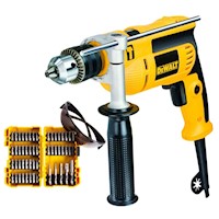 Taladro Percutor 1/2" + Set de Puntas 53 Piezas Dewalt DWD024-K28