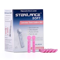 Lancetas STERILANCE Soft 26 G CAJA 100 UND