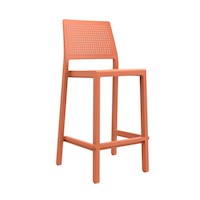 Silla Para Bar Fija Emi 75 cm Terracota Ofideas