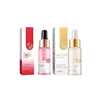 Serum Facial Rosa Bulgaria + Serum Facial Laikou Francia Oro 24K Antiedad 17 Ml