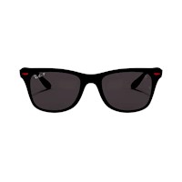 Lentes Solares Ray Ban RB4195M Polarizado Negro Lunas Gris Scuderia Ferrari Collection