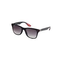 Lentes Solares Ray Ban RB4195M Polarizado Negro Lunas Gris Degradé Scuderia Ferrari Collection