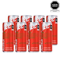 Packx2 Red Bull Tropical Watermelon 4 Unidades