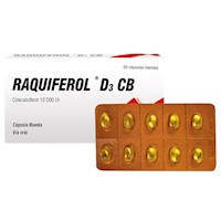 Raquiferol D3 CB 10 000 UI Cápsulas Blandas
