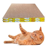Rascador pequeño de Cartón para Gatos + Catnip