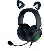 AUDIFONO GAMER RAZER  KRAKEN KITTY V2 PRO RGB oreja CONEJITA