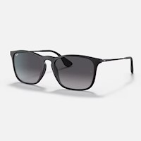 Lentes de sol RayBan RB4187 Chris Negro mate Gris degrade