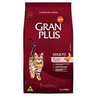 Comida para Gato Adultos Gran Plus Sabor Salmón y Arroz 10kg