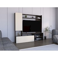 CENTRO DE ENTRETENIMIENTO TV70 NOLIC 2 PUERTAS CAPRI Y NOGAL | TUHOME