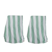 Pack x2 Toallas para cabello microfibra absorbente - Rayas