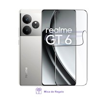 REALME GT 6 16GB RAM / 512GB ROM PLATA + MICA HIDROGEL