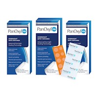 Parches para el acné de uso nocturno Panoxyl PM 40 Unidades 3 Pack