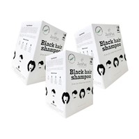 3 Shampoo pinta canas Negro x10 - JamPaq 25ml