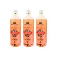 3 Shampoo antiresiduo limpieza profunda - La Brasiliana 1Lt