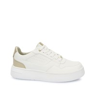 Zapatilla Casual REC-2510 Blanco/Dorado Viale Cuero